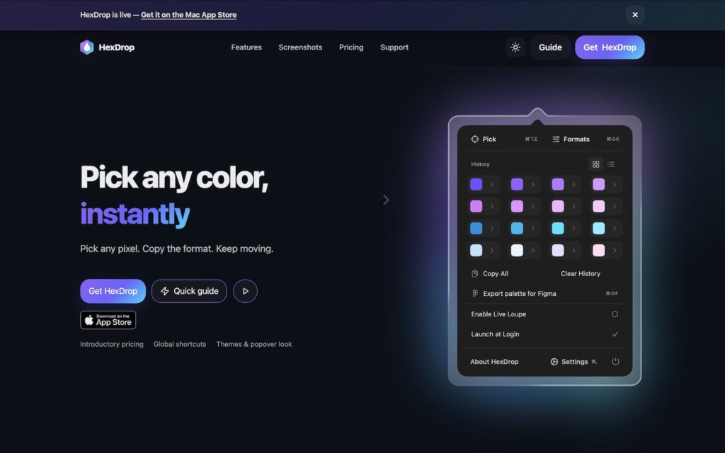 HexDrop App